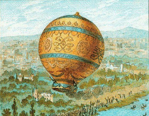 21 November 1783: first human balloon flight!