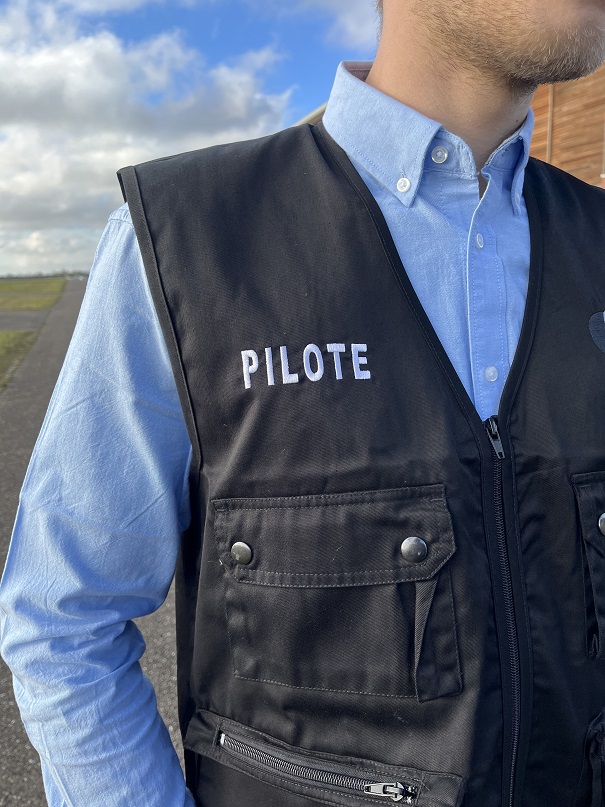 La veste pilote du GEMAB numéro “un” de la communication