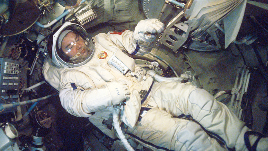 A soviet cosmonaut at GEMAB99