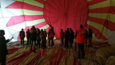 Les élèves de Colvis-Vallés à Frouard à l’assaut des montgolfières